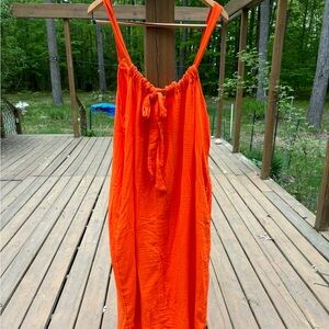 Old Navy Sleeveless Shirred Maxi Dress for Women - Size 2x- New with tags